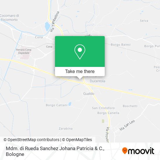 Mdm. di Rueda Sanchez Johana Patricia & C. map
