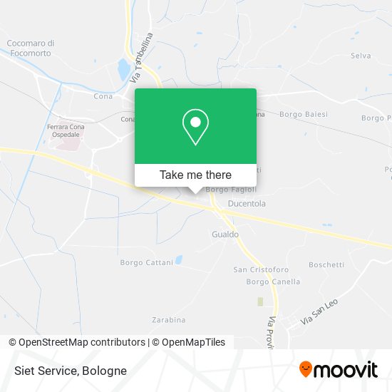 Siet Service map