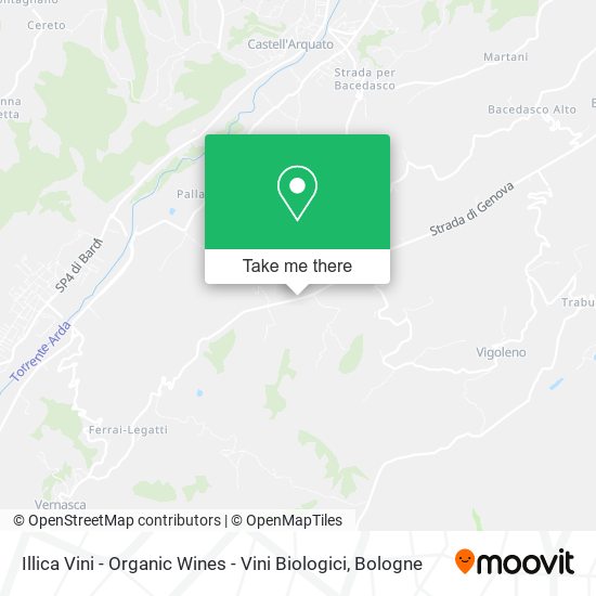 Illica Vini - Organic Wines - Vini Biologici map