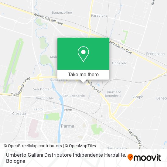 Umberto Gallani Distributore Indipendente Herbalife map