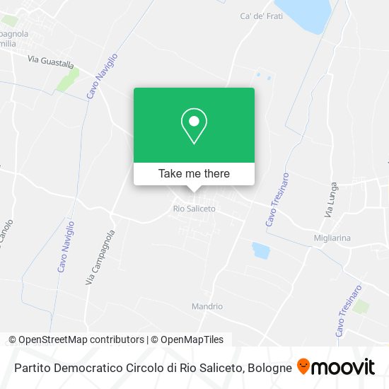Partito Democratico Circolo di Rio Saliceto map