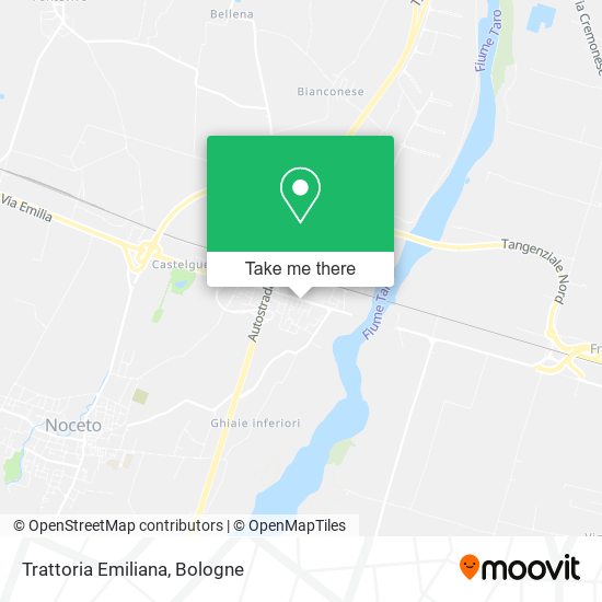 Trattoria Emiliana map