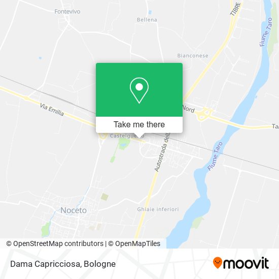 Dama Capricciosa map