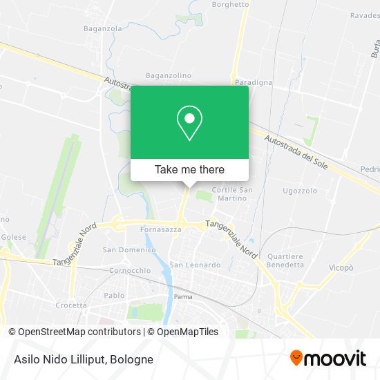 Asilo Nido Lilliput map