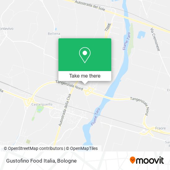 Gustofino Food Italia map