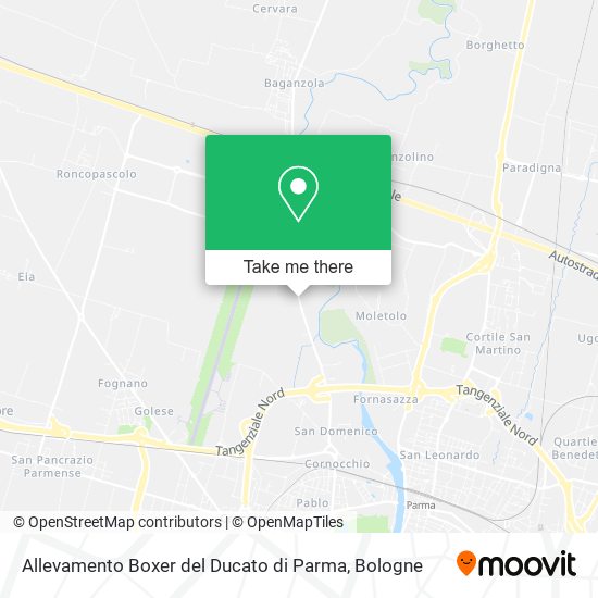 Allevamento Boxer del Ducato di Parma map