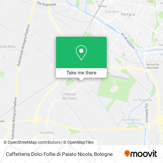 Caffetteria Dolci Follie di Paiato Nicola map