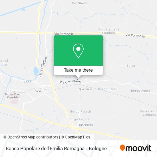 Banca Popolare dell'Emilia Romagna . map