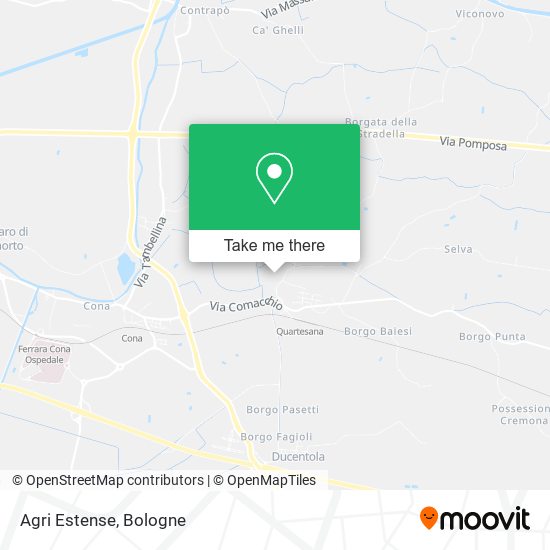 Agri Estense map