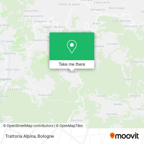 Trattoria Alpina map