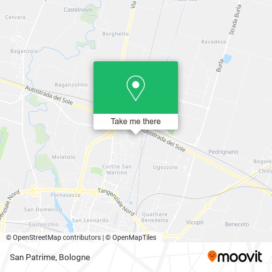 San Patrime map