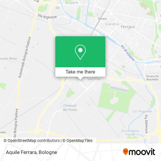 Aquile Ferrara map