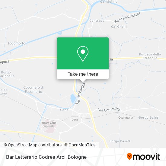 Bar Letterario Codrea Arci map