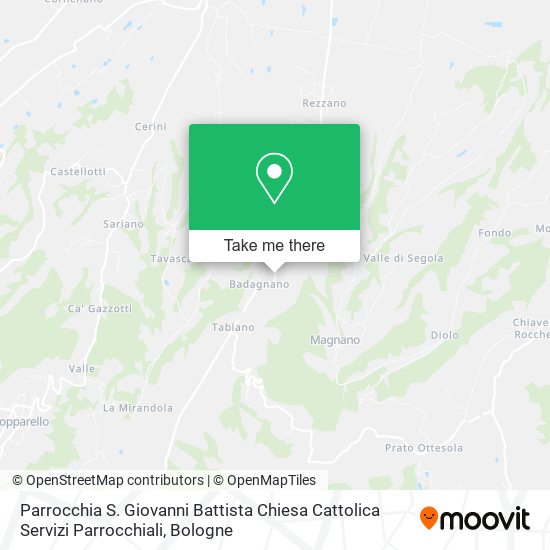 Parrocchia S. Giovanni Battista Chiesa Cattolica Servizi Parrocchiali map