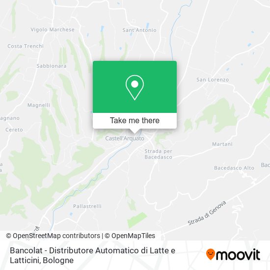 Bancolat - Distributore Automatico di Latte e Latticini map
