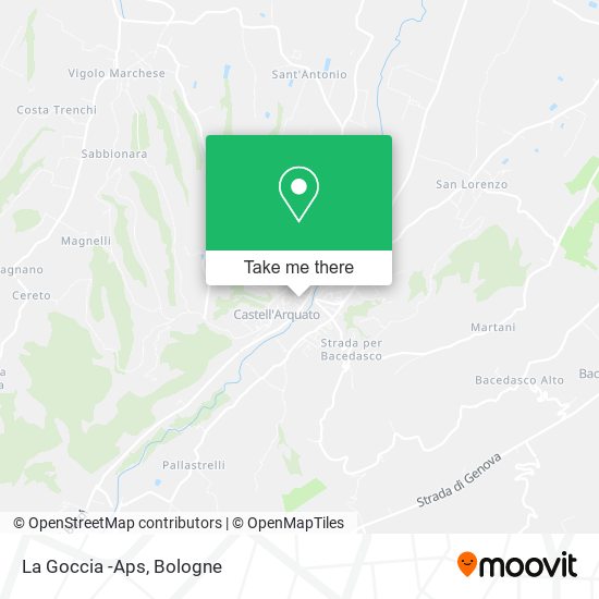 La Goccia -Aps map