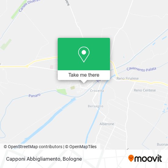 Capponi Abbigliamento map