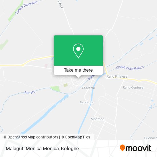 Malaguti Monica Monica map