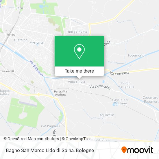 Bagno San Marco Lido di Spina map
