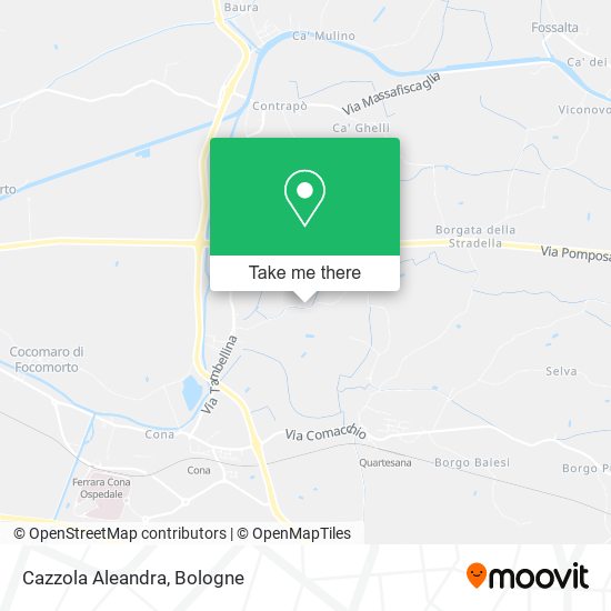Cazzola Aleandra map