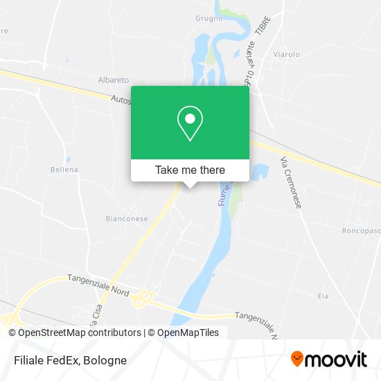 Filiale FedEx map