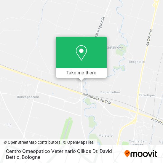 Centro Omeopatico Veterinario Olikos Dr. David Bettio map