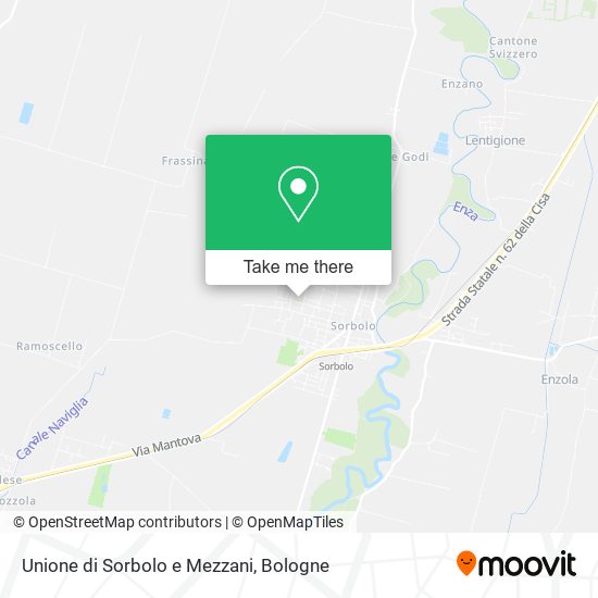 Unione di Sorbolo e Mezzani map
