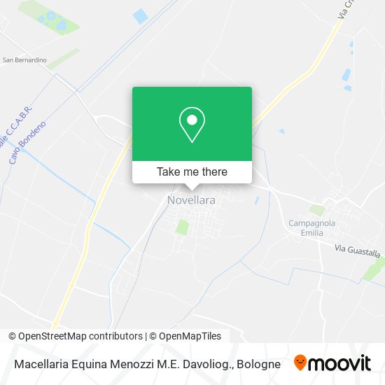 Macellaria Equina Menozzi M.E. Davoliog. map