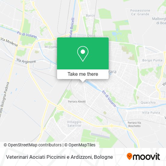 Veterinari Aociati Piccinini e Ardizzoni map