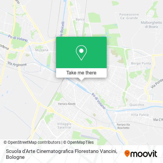 Scuola d'Arte Cinematografica Florestano Vancini map