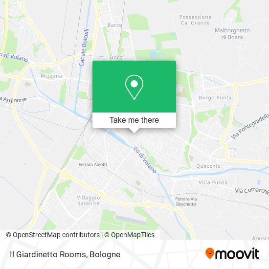 Il Giardinetto Rooms map
