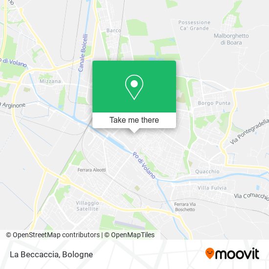 La Beccaccia map