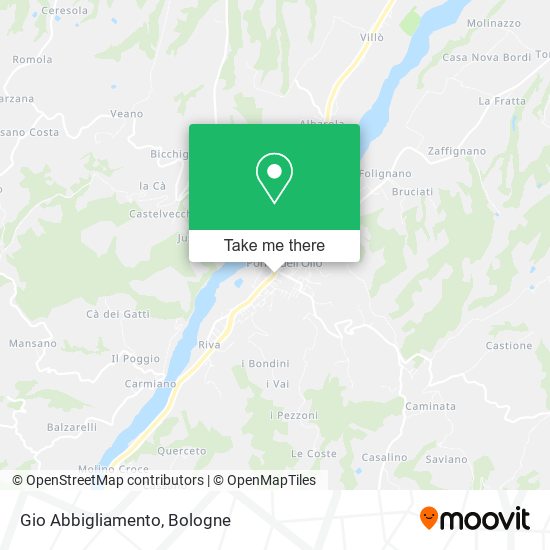 Gio Abbigliamento map