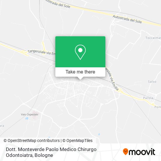 Dott. Monteverde Paolo Medico Chirurgo Odontoiatra map