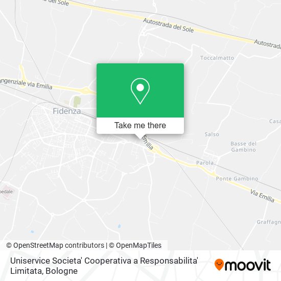 Uniservice Societa' Cooperativa a Responsabilita' Limitata map