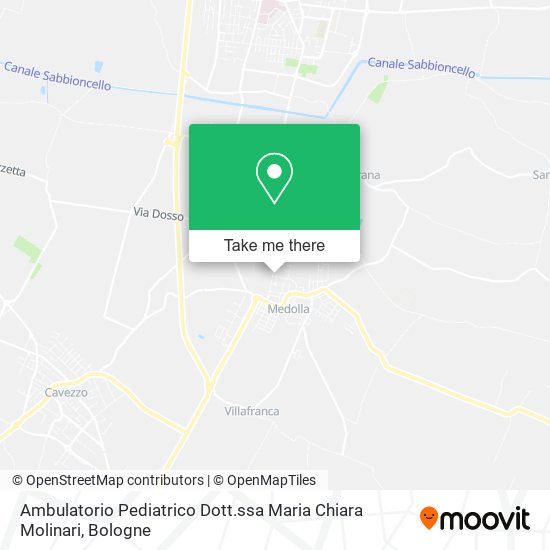 Ambulatorio Pediatrico Dott.ssa Maria Chiara Molinari map