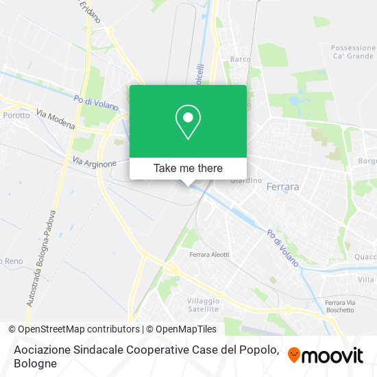 Aociazione Sindacale Cooperative Case del Popolo map