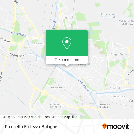 Parchetto Fortezza map