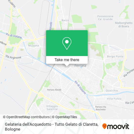 Gelateria dell'Acquedotto - Tutto Gelato di Claretta map