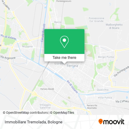 Immobiliare Tremolada map