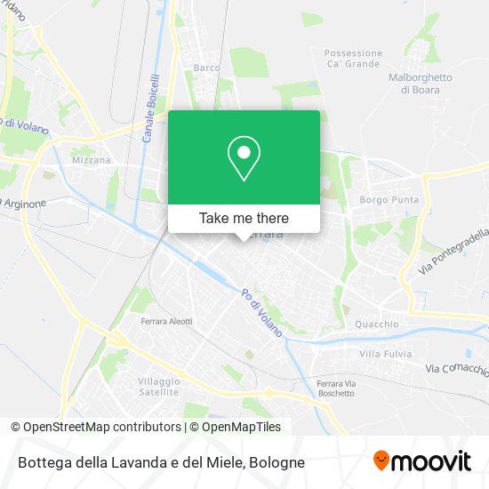 Bottega della Lavanda e del Miele map