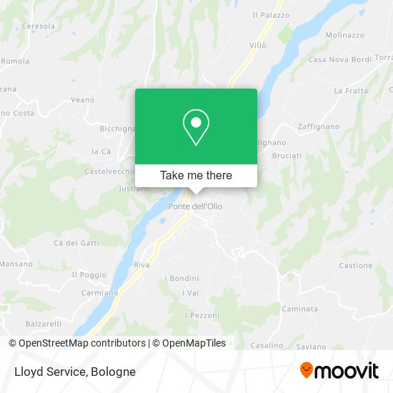 Lloyd Service map