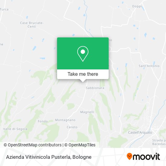 Azienda Vitivinicola Pusterla map