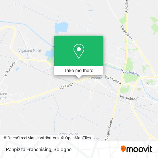 Panpizza Franchising map