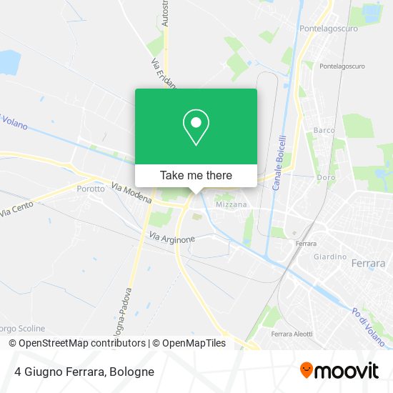 4 Giugno Ferrara map