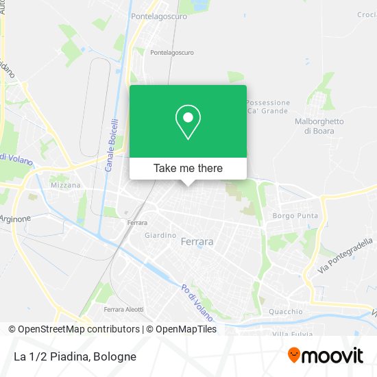 La 1/2 Piadina map