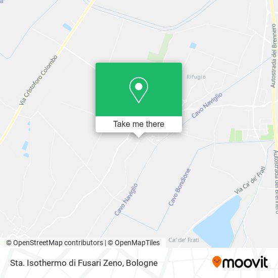 Sta. Isothermo di Fusari Zeno map