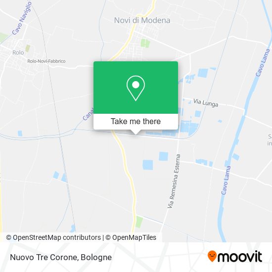 Nuovo Tre Corone map