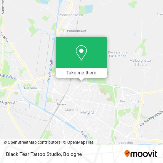 Black Tear Tattoo Studio map