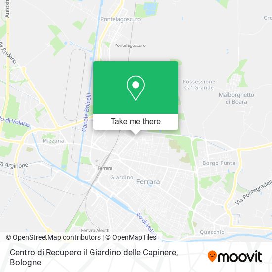 Centro di Recupero il Giardino delle Capinere map